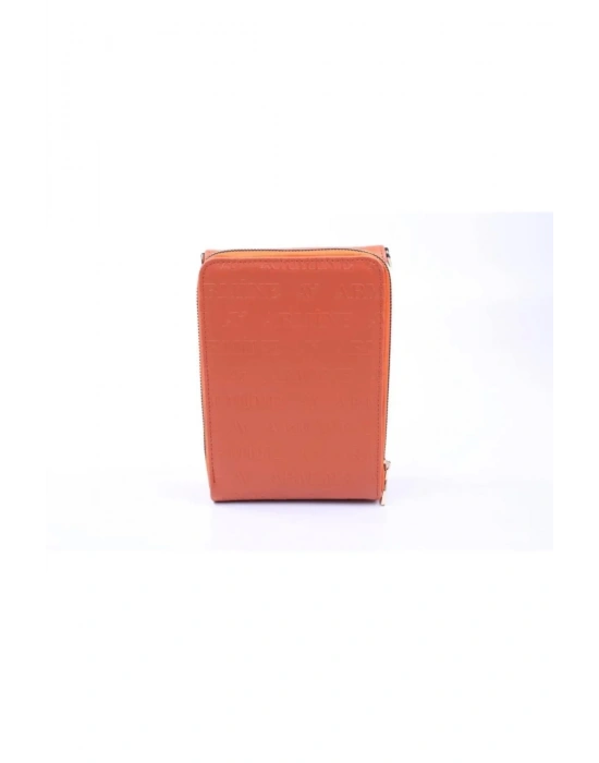 Armine Kadın Çanta, Zincir Askılı Abiye Omuz Çantası 266 Turuncu Lazer