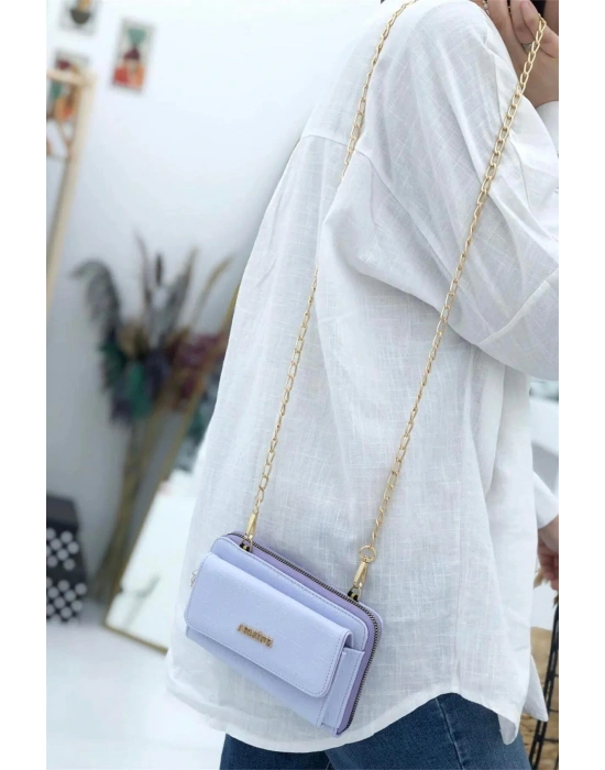 Armine Kadın Omuz Çantası, Çapraz Çanta 324 Buz Mavisi