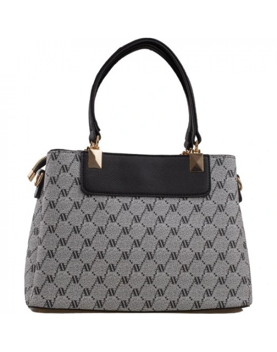 Kadın Omuz Çanta Klasik 206 Gri Noktalı