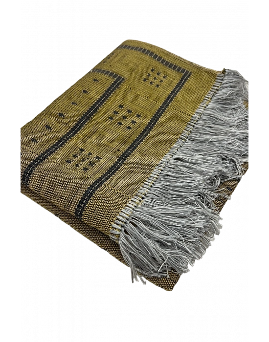 Kadife Püsküllü Seccade Lacivert