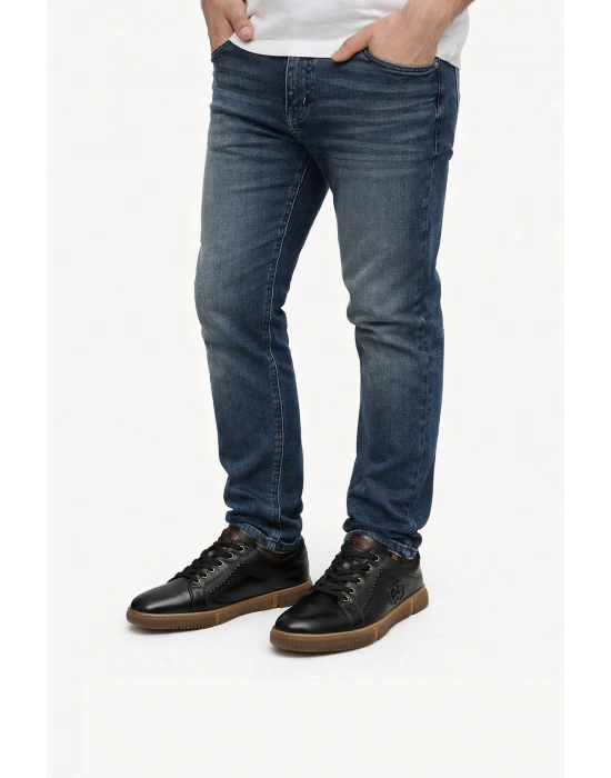 Hakiki Deri Ayakkabı Erkek Sneaker Konforlu Kaymaz Silikon Taban Siyah