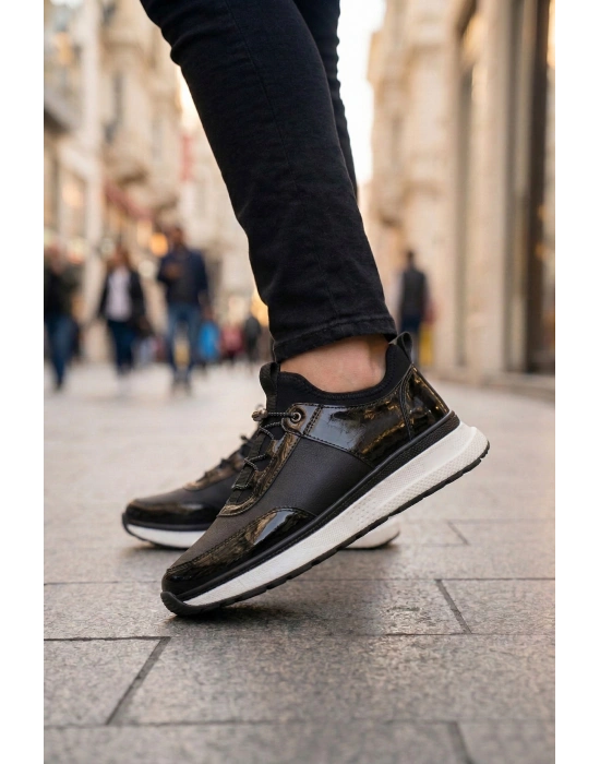 Hakiki Deri Ayakkabı Termo Hafif Taban İçi Dışı Deri Mat Siyah