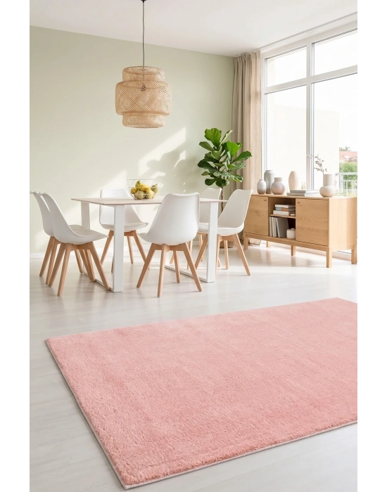 Yolluk Pembe Kaymaz Taban Peluş