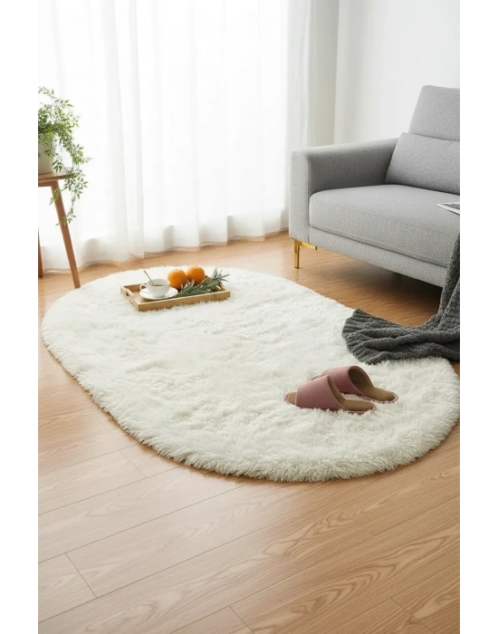 Yolluk Krem Kaymaz Taban Peluş Oval