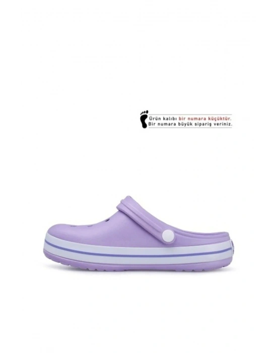 Akınal Bella Kadın Sabo Terlik Hastane Terliği Lila