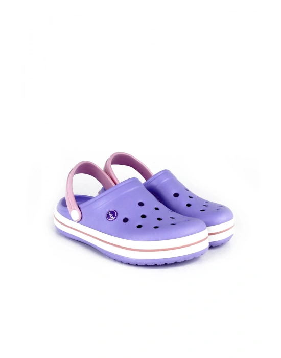 Akınal Bella Unisex Sabo Terlik Hastane Terliği Lila-Pembe