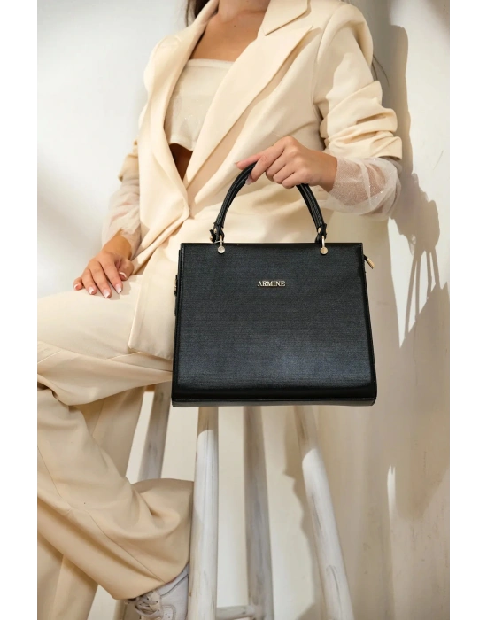 Armine Kadın Omuz Çantası 355 Siyah