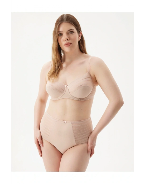 Aster Balenli Toparlayıcı Çizgili Sütyen