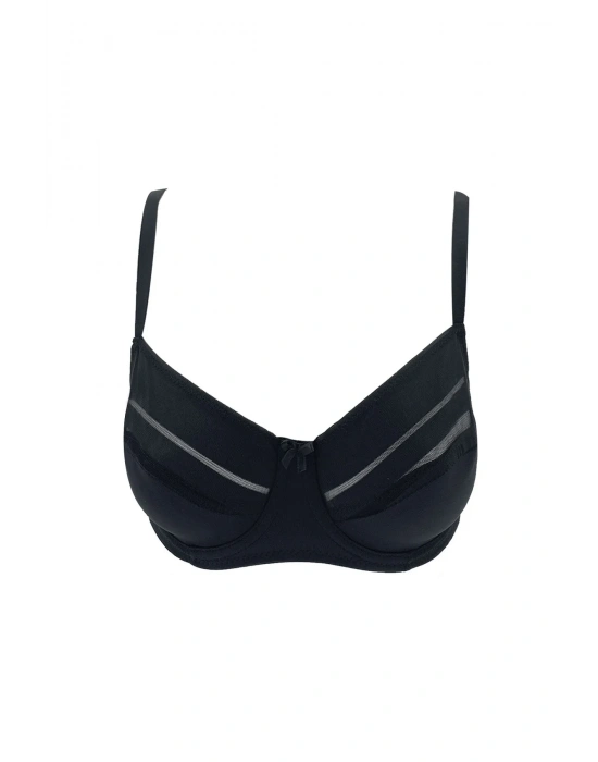 Aster Balenli Toparlayıcı Çizgili Sütyen