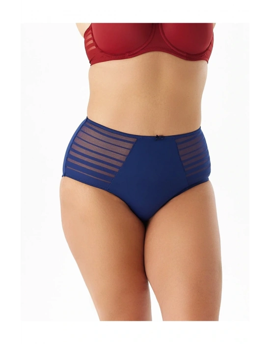 Aster Büyük Beden Çizgili Külot