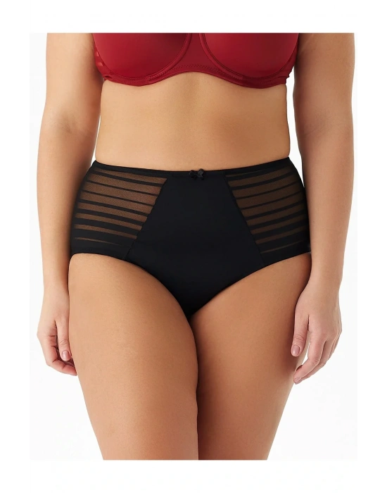 Aster Büyük Beden Çizgili Külot