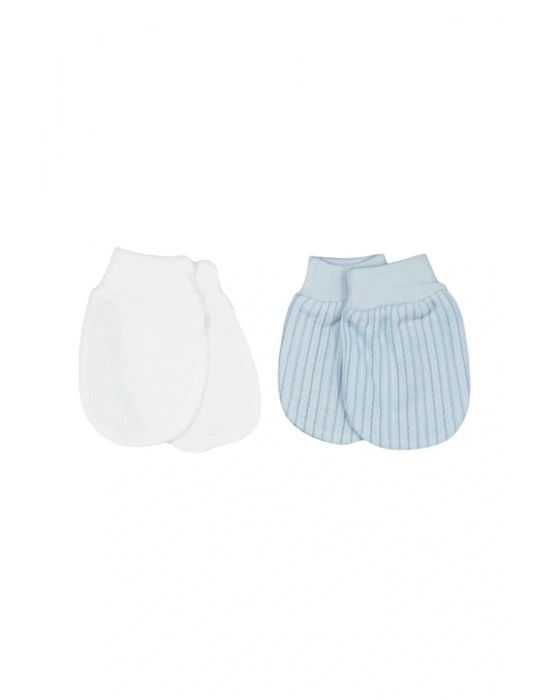 Ayicikli Delikli Yazlık 2li Bebek Eldiveni 55849