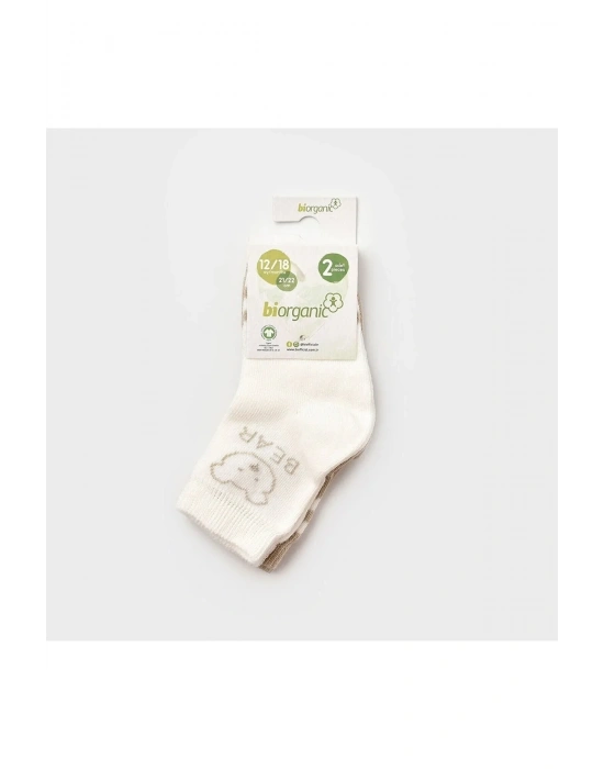 Bear 2li Bebek Çorabı 68408