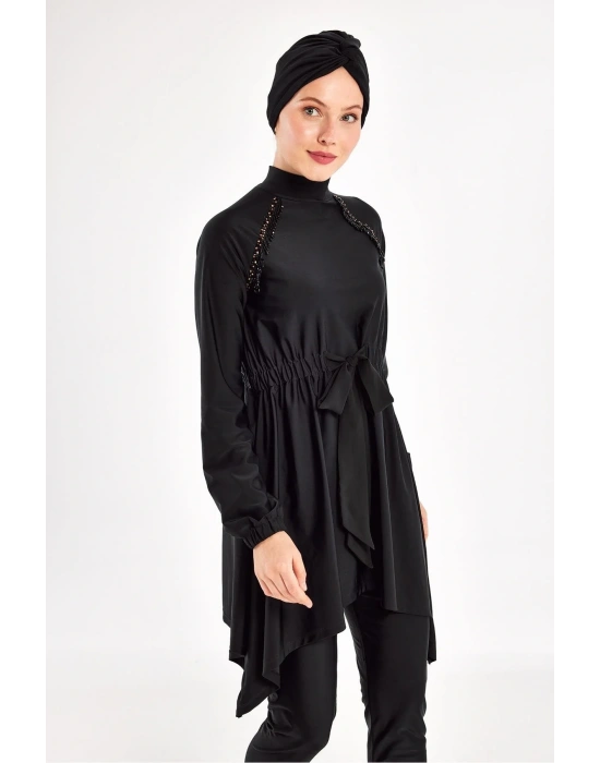 Belında Uzun Kollu Tesettür Mayo 1124