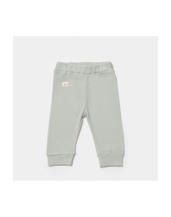 Bibaby Biorganic Waffle Smile Bebek Pantolon 57900 Mint