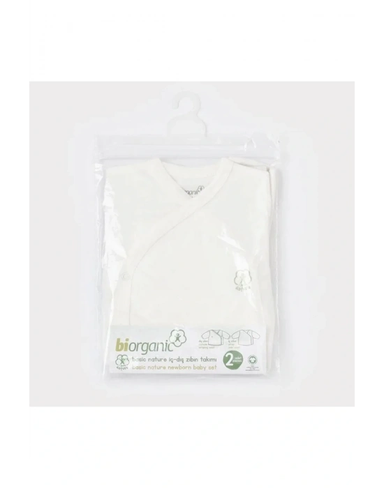 Biorganic Basic Nature İç Dış Bebek Zıbın 73275 Ekru