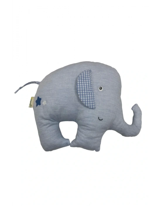 Biorganic Chubby Elephant Yastık 72227 Mavi