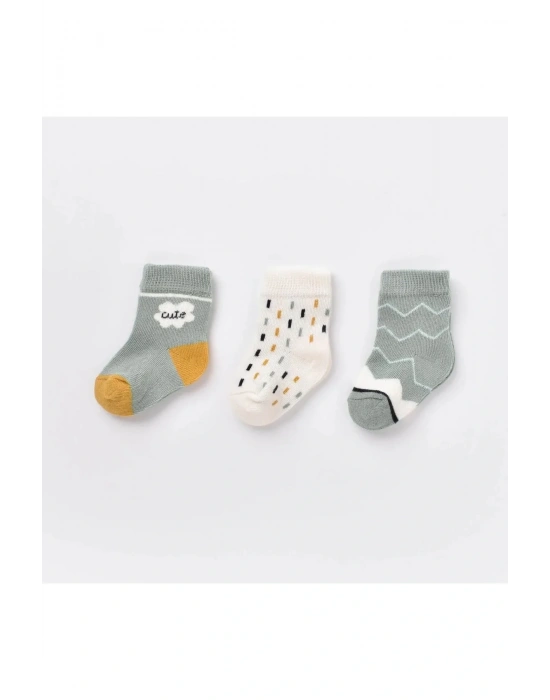 Biorganic Cute Erkek 3lü Çorap 68448 Nil