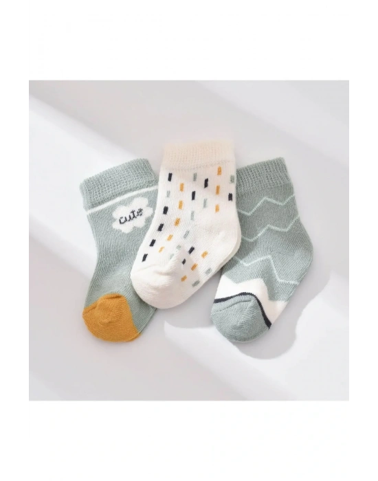 Biorganic Cute Erkek 3lü Çorap 68448 Nil