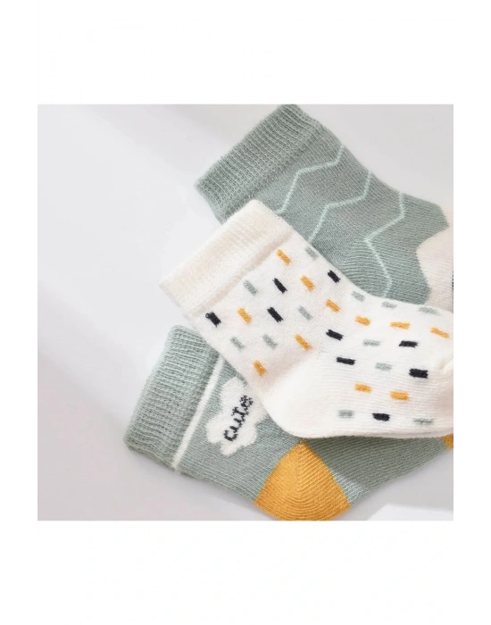 Biorganic Cute Erkek 3lü Çorap 68448 Nil