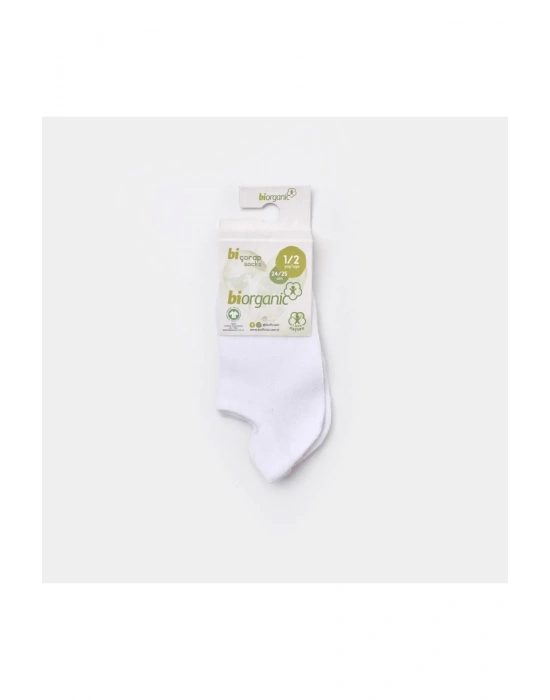 Biorganic Sneakers Yaş Çocuk Çorabı 68457 Beyaz(1 Adet)