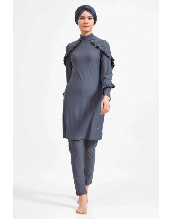 Büyük Beden Seçenekli Özel Hızlı Huruyan Tesettür Mayo 4104