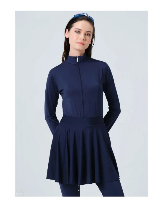 Büzgülü Kloş Etek Siyah