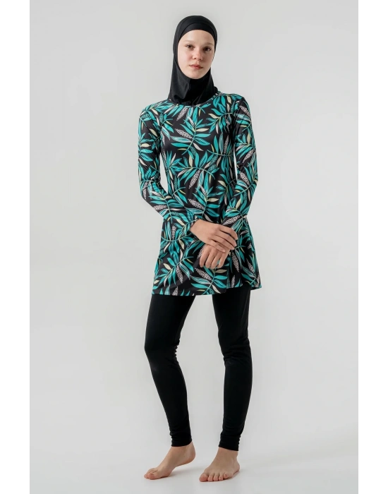 Chaya Uzun Kollu Tesettür Mayo