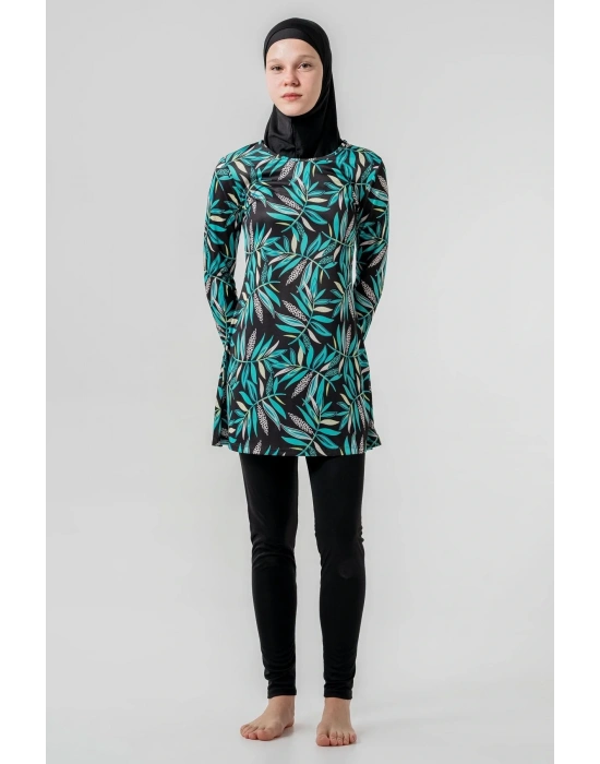 Chaya Uzun Kollu Tesettür Mayo