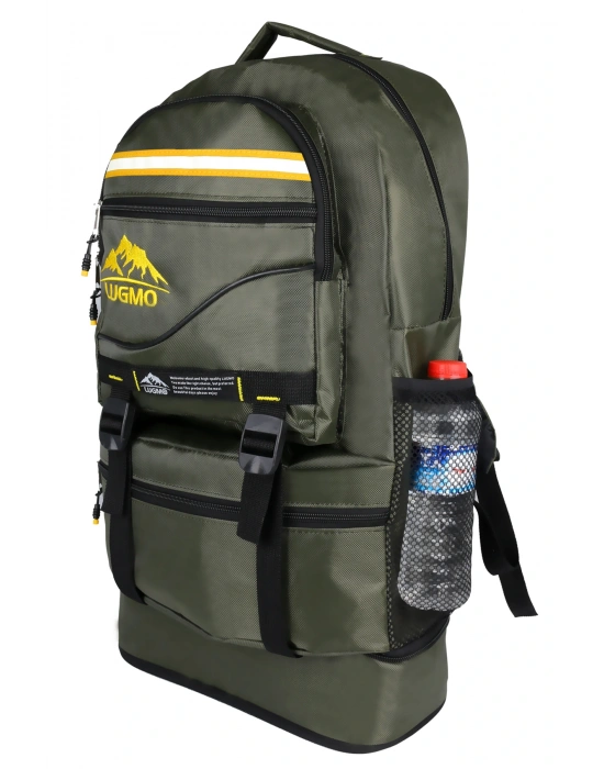 Deprem Çantası Körüklü Reflektörlü 65 Litre Haki Sarı