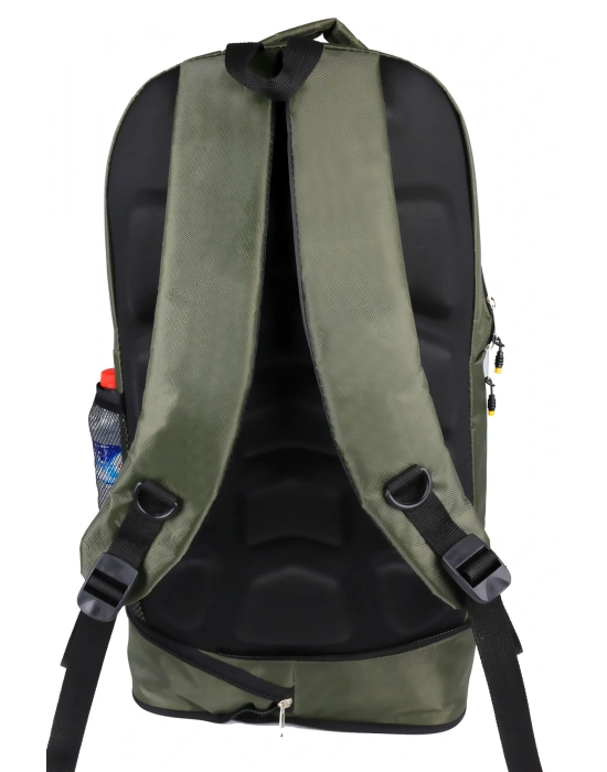 Deprem Çantası Körüklü Reflektörlü 65 Litre Haki Sarı