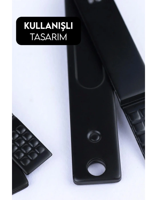 Deri Çantalı 17 Parça Profesyonel Manikür Pedikür Seti Siyah