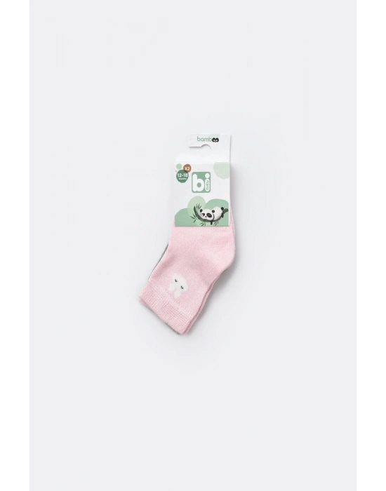 Desenli Bamboo 2li Çorap