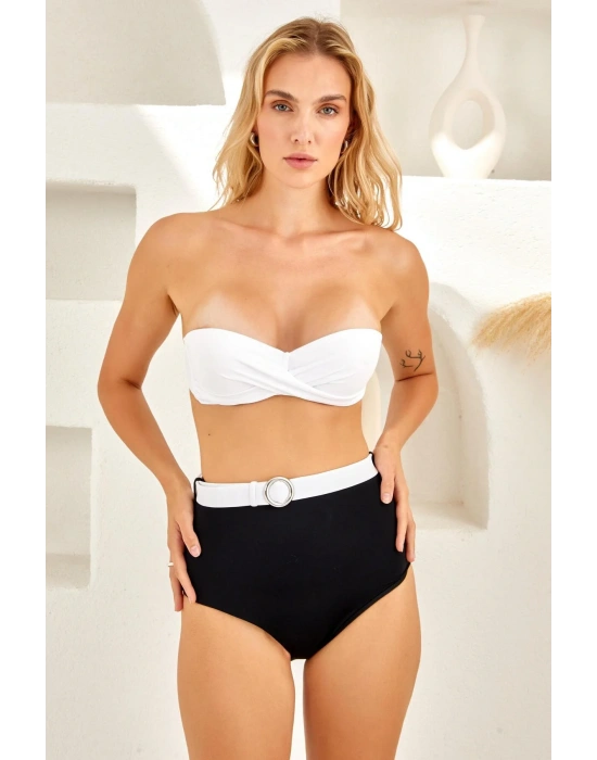 Dolgulu Strapez Bikini Takım 4242