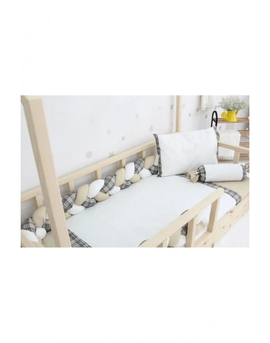 Ekose Montessori Uyku Seti 69121 Bej