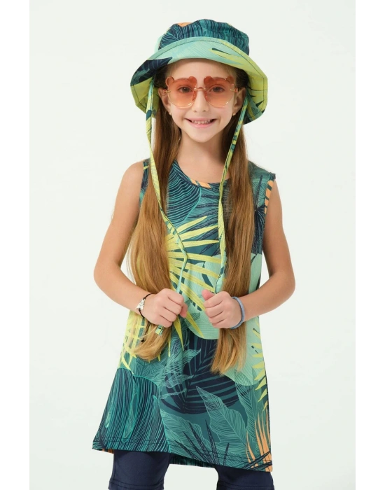 Elisa Şapkalı Sıfır Kol Çocuk Mayo