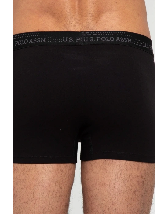 Erkek Antrasit Melanj - Siyah 2 Li Boxer