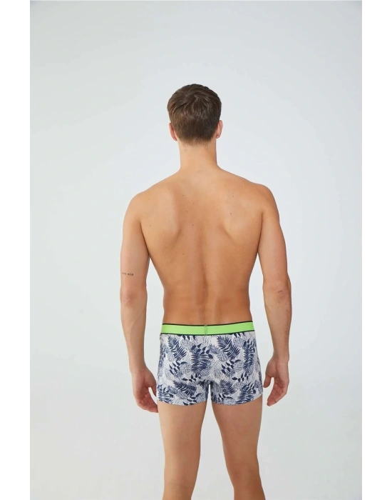 Erkek Baskılı-gri 2li Boxer