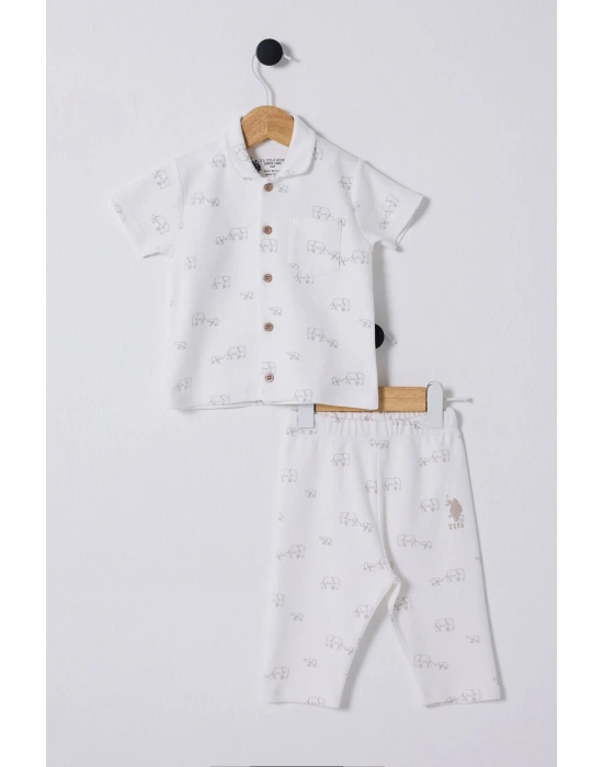 Erkek Bebek Beyaz Bebek Takım