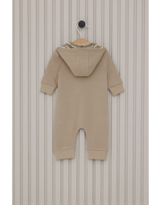 Erkek Bebek Kahverengi Tulum