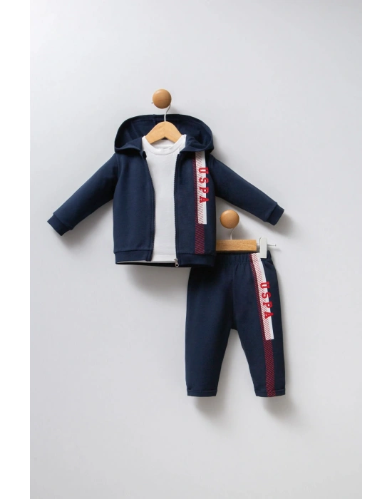 Erkek Bebek Lacivert Bebek Takım