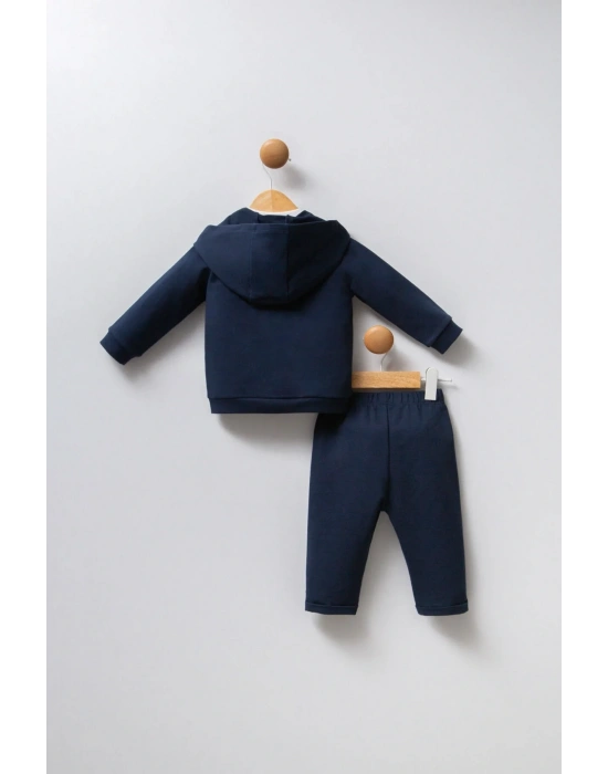 Erkek Bebek Lacivert Bebek Takım