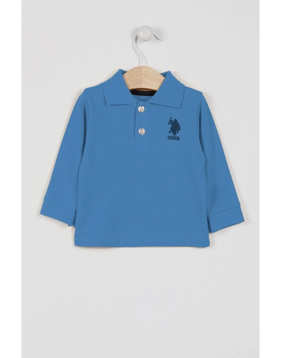 Erkek Bebek Mavi Tişört