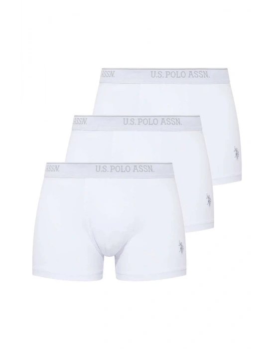 Erkek Beyaz 3 Lü Boxer