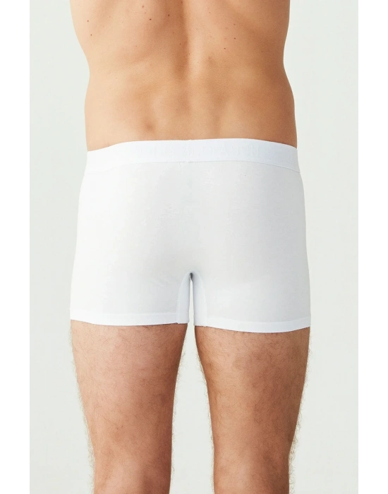 Erkek Beyaz 3 Lü Boxer