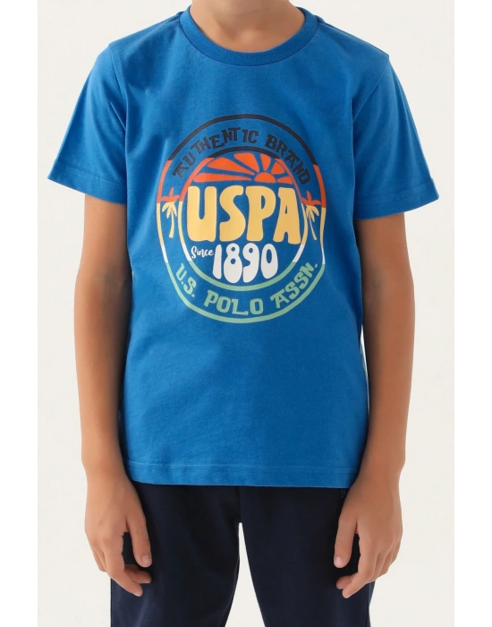 Erkek Çocuk Bermuda Takım - Cobalt