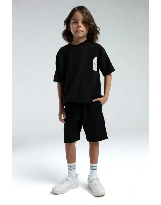 Erkek Çocuk Bermuda Takım Ottoman Örme Kumaş