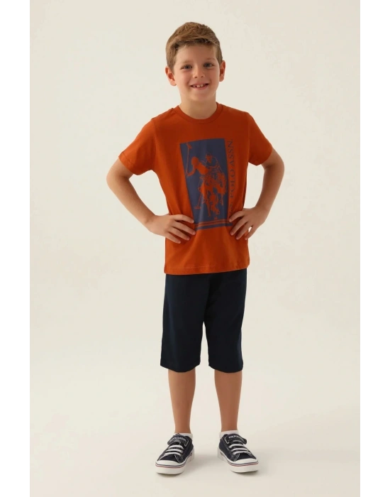 Erkek Çocuk Kapri Takım - Kehribar