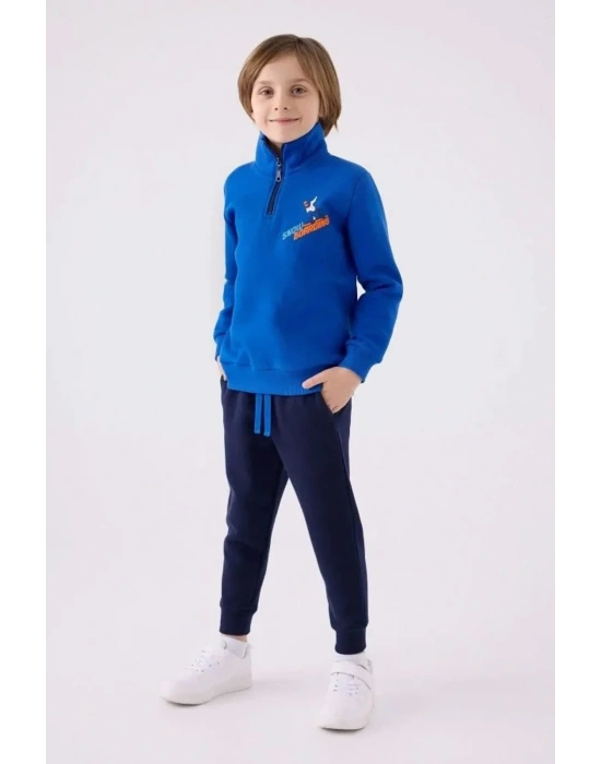 Erkek Çocuk Mavi Eşofman Takımı
