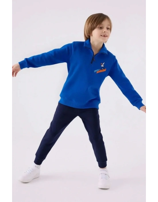 Erkek Çocuk Mavi Eşofman Takımı